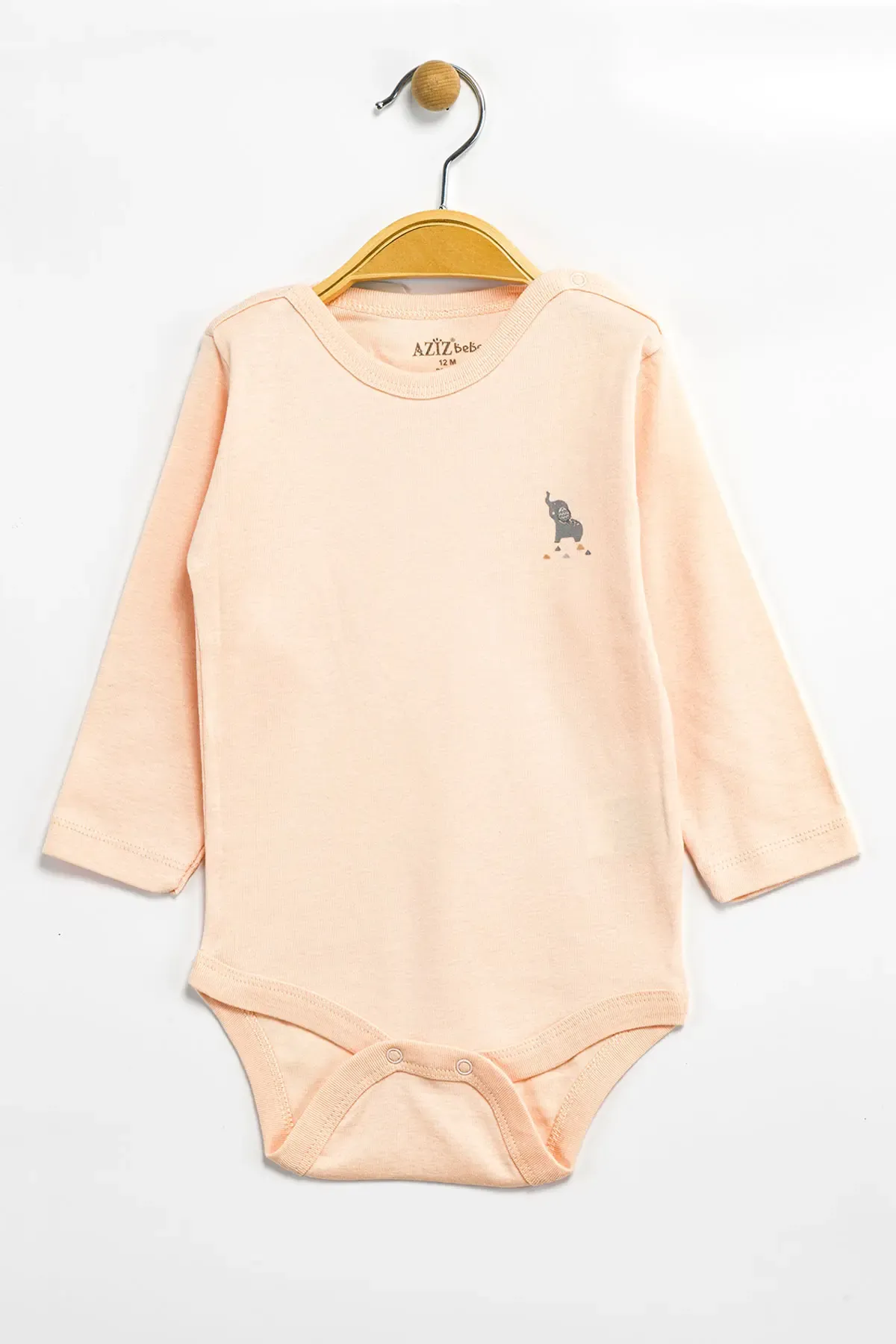 Aziz Bebe Erkek Kız Bebek Çıtçıtlı % 100 Pamuk Body & Zıbın 0 Ay - 12 Ay