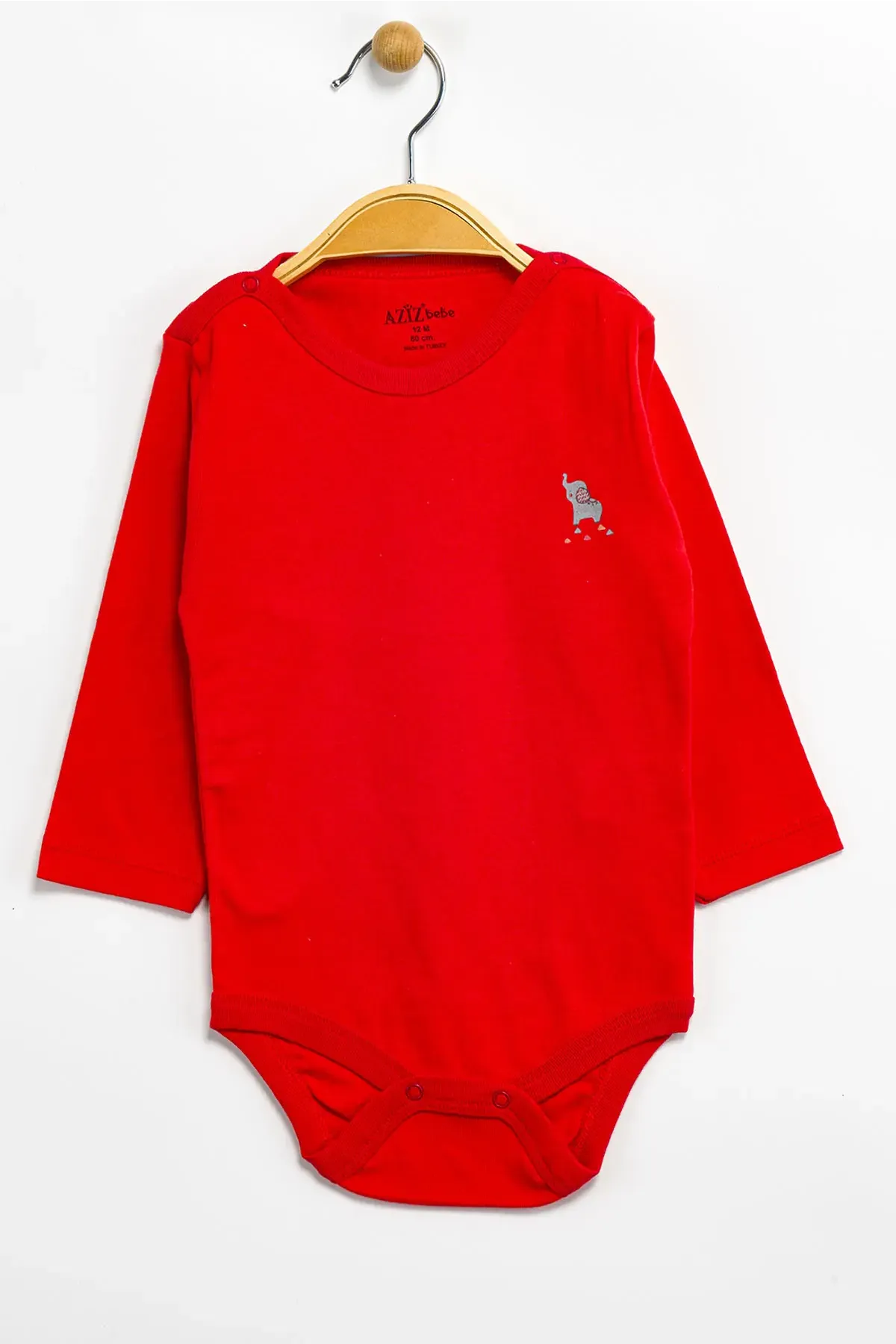 Aziz Bebe Erkek Kız Bebek Çıtçıtlı % 100 Pamuk Body & Zıbın 0 Ay - 12 Ay