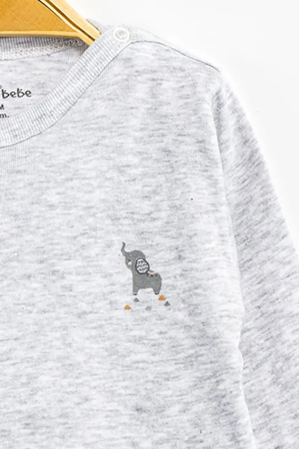 Aziz Bebe Erkek Kız Bebek Çıtçıtlı % 100 Pamuk Body & Zıbın 0 Ay - 12 Ay