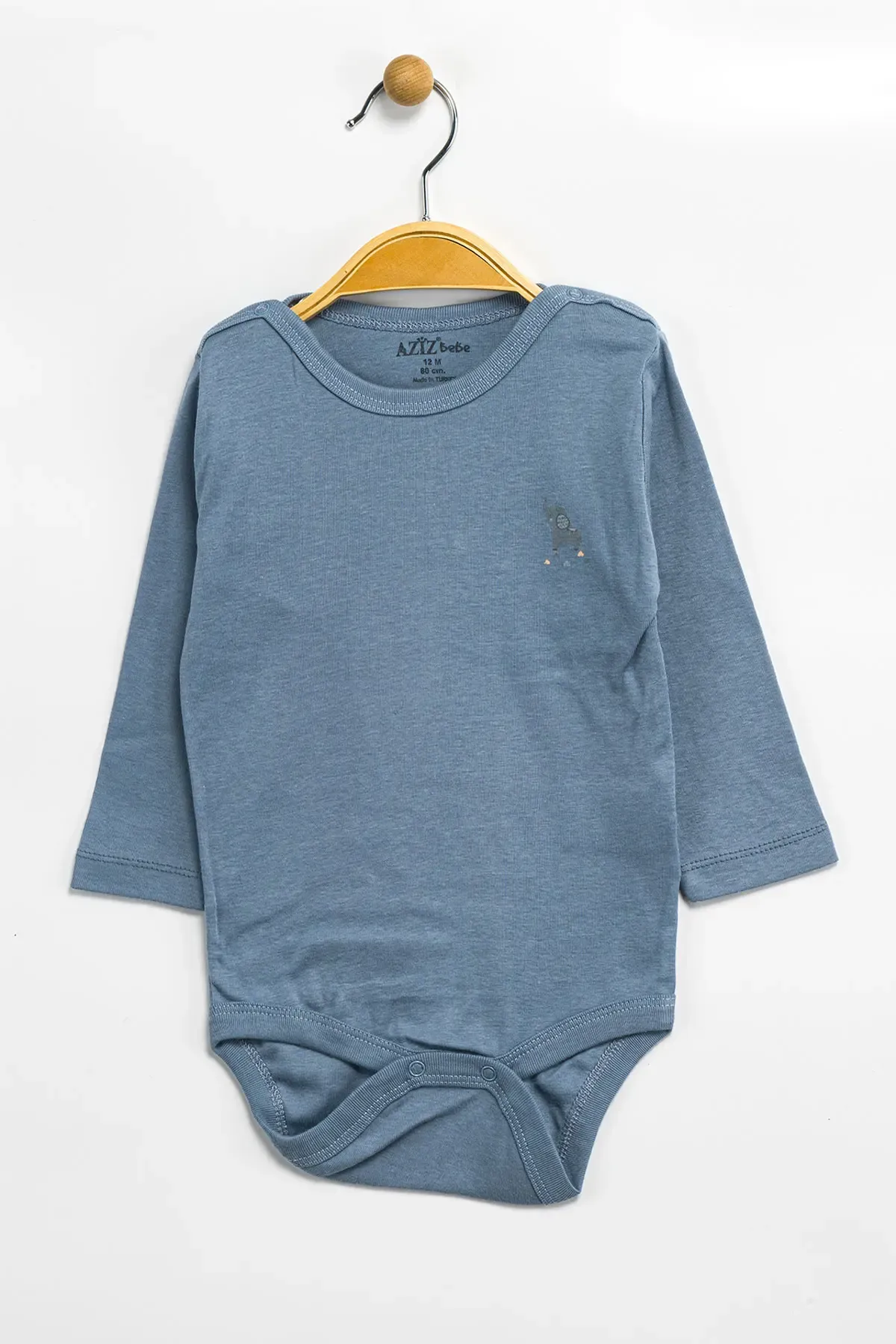 Aziz Bebe Erkek Kız Bebek Çıtçıtlı % 100 Pamuk Body & Zıbın 0 Ay - 12 Ay
