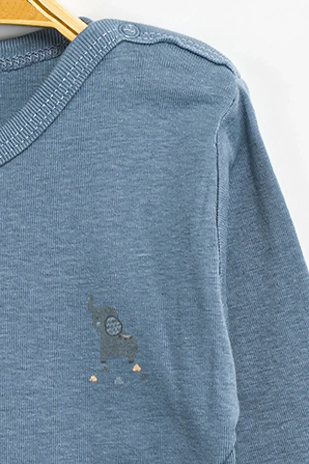 Aziz Bebe Erkek Kız Bebek Çıtçıtlı % 100 Pamuk Body & Zıbın 0 Ay - 12 Ay