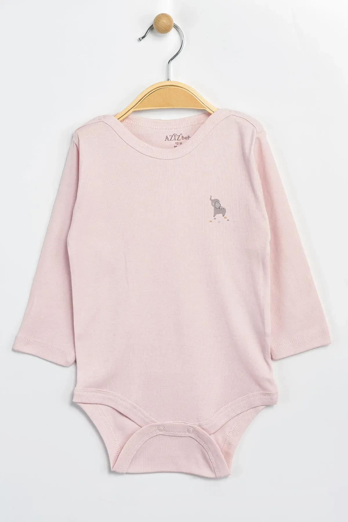 Aziz Bebe Erkek Kız Bebek Çıtçıtlı % 100 Pamuk Body & Zıbın 0 Ay - 12 Ay