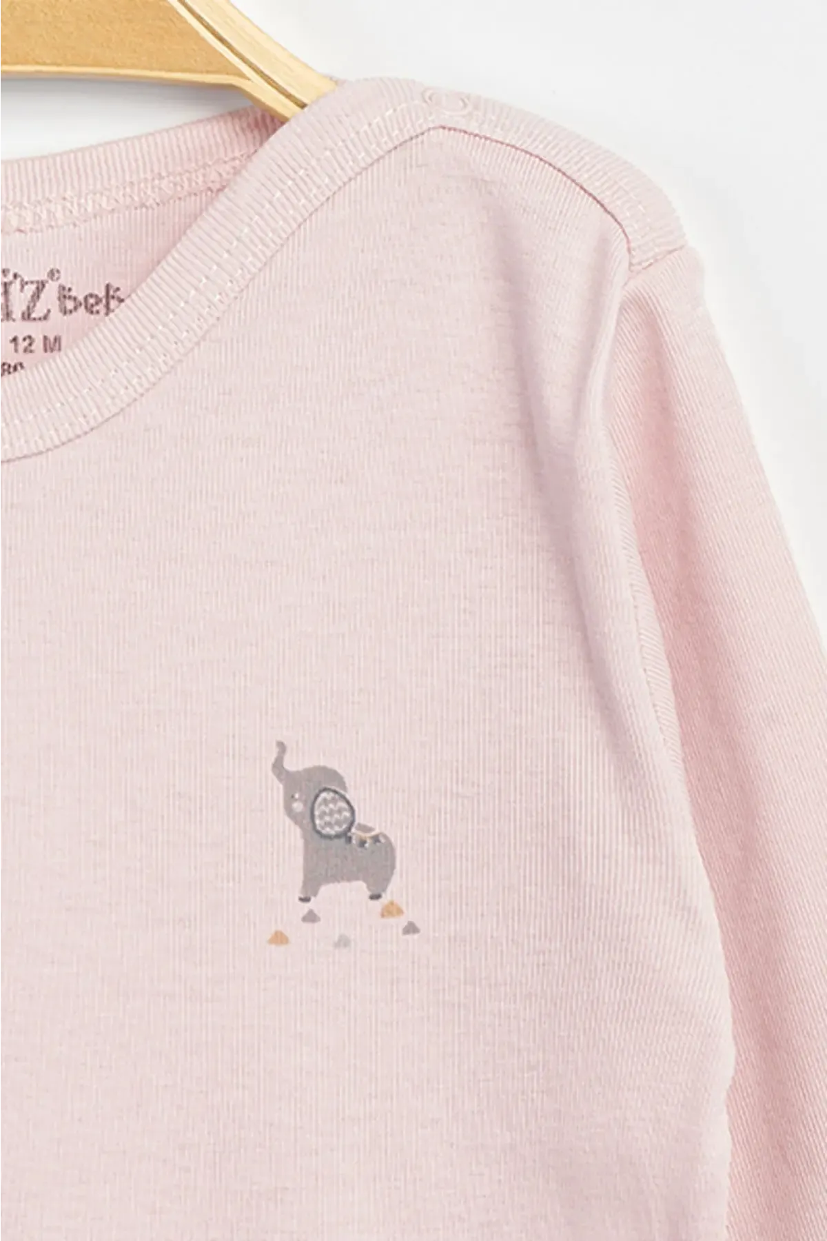 Aziz Bebe Erkek Kız Bebek Çıtçıtlı % 100 Pamuk Body & Zıbın 0 Ay - 12 Ay