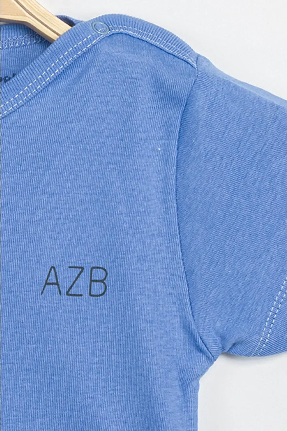 Aziz Bebe Erkek Kız Bebek Çıtçıtlı % 100 Pamuk Body & Zıbın