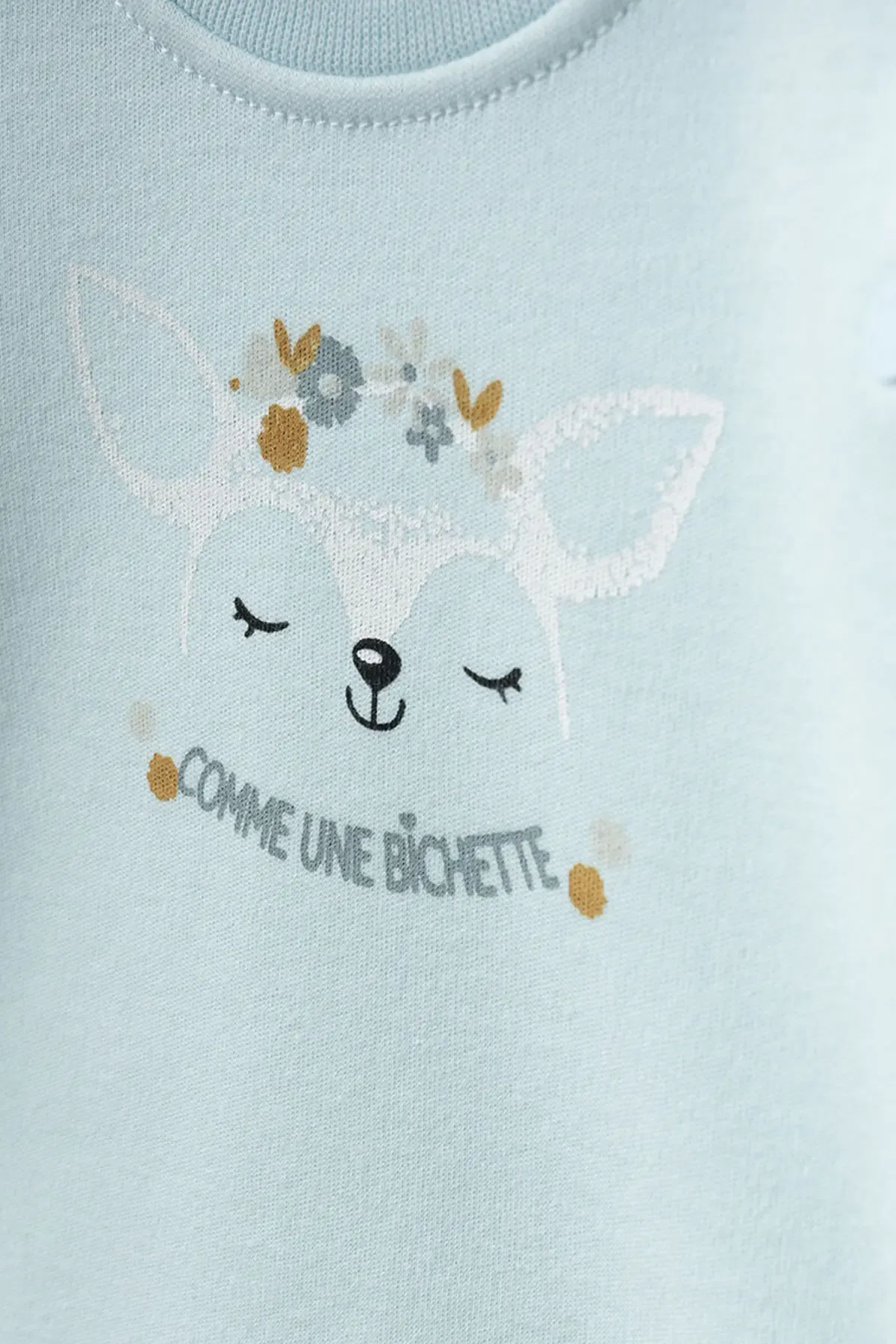 Aziz Bebe Kız Bebek Animal Desenli % 100 Pamuk 10  Lu Hastane Çıkış Seti 0 Ay - 3 Ay