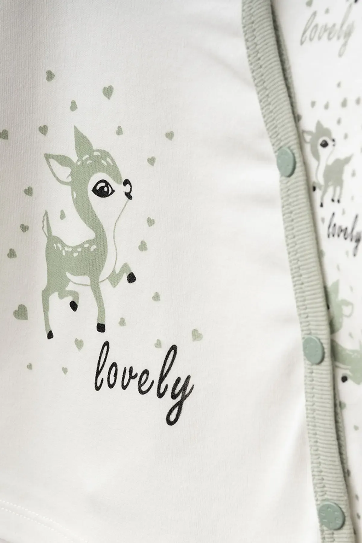 Aziz Bebe Kız Bebek Animal Desenli % 100 Pamuk 10  Lu Hastane Çıkış Seti 0 Ay - 3 Ay