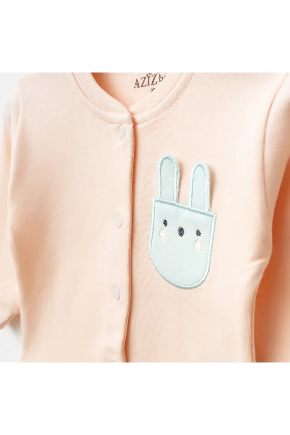 Aziz Bebe Kız Bebek Zıbın Pantolon Bere 3 lü Alt Üst Bebek Takımı 0 Ay-6 Ay