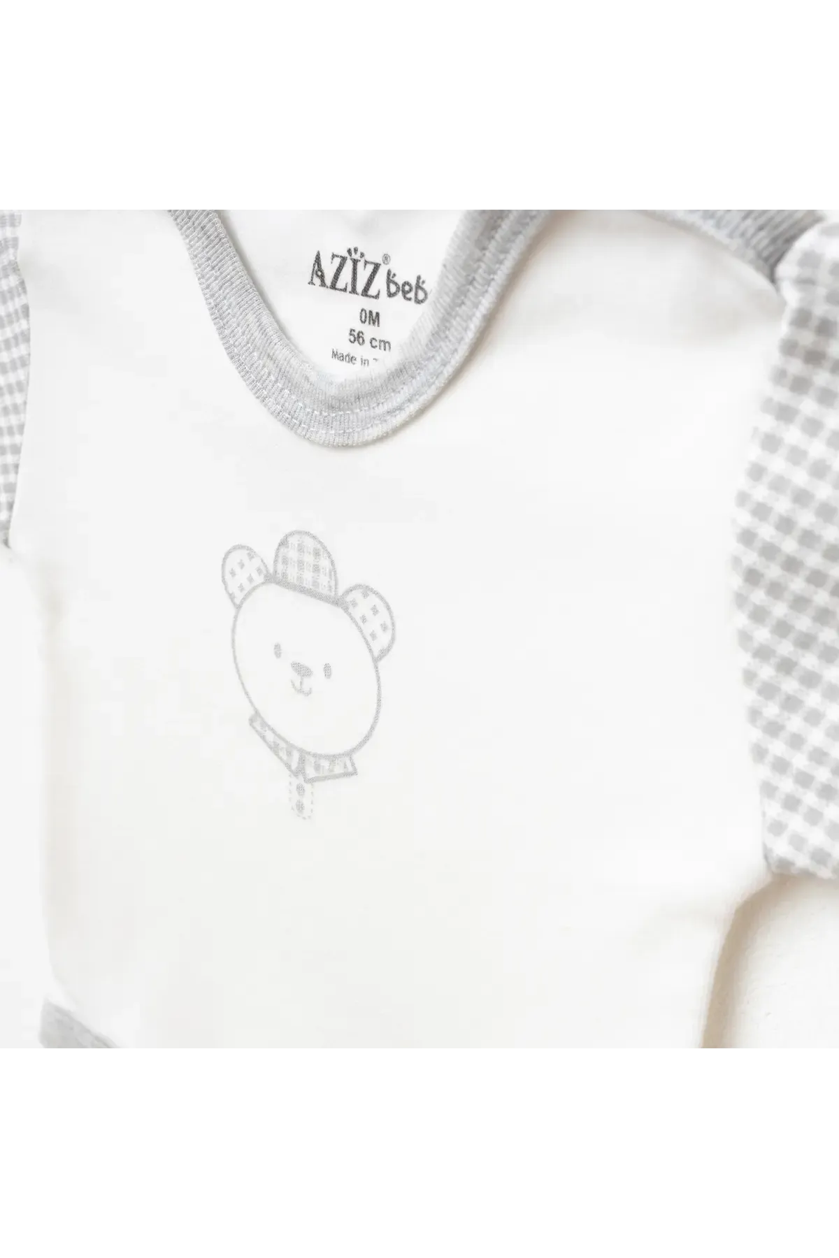 Erkek Bebek Ayı Nakışlı 10  Lu Hastane Çıkış Seti 0 Ay - 3 Ay