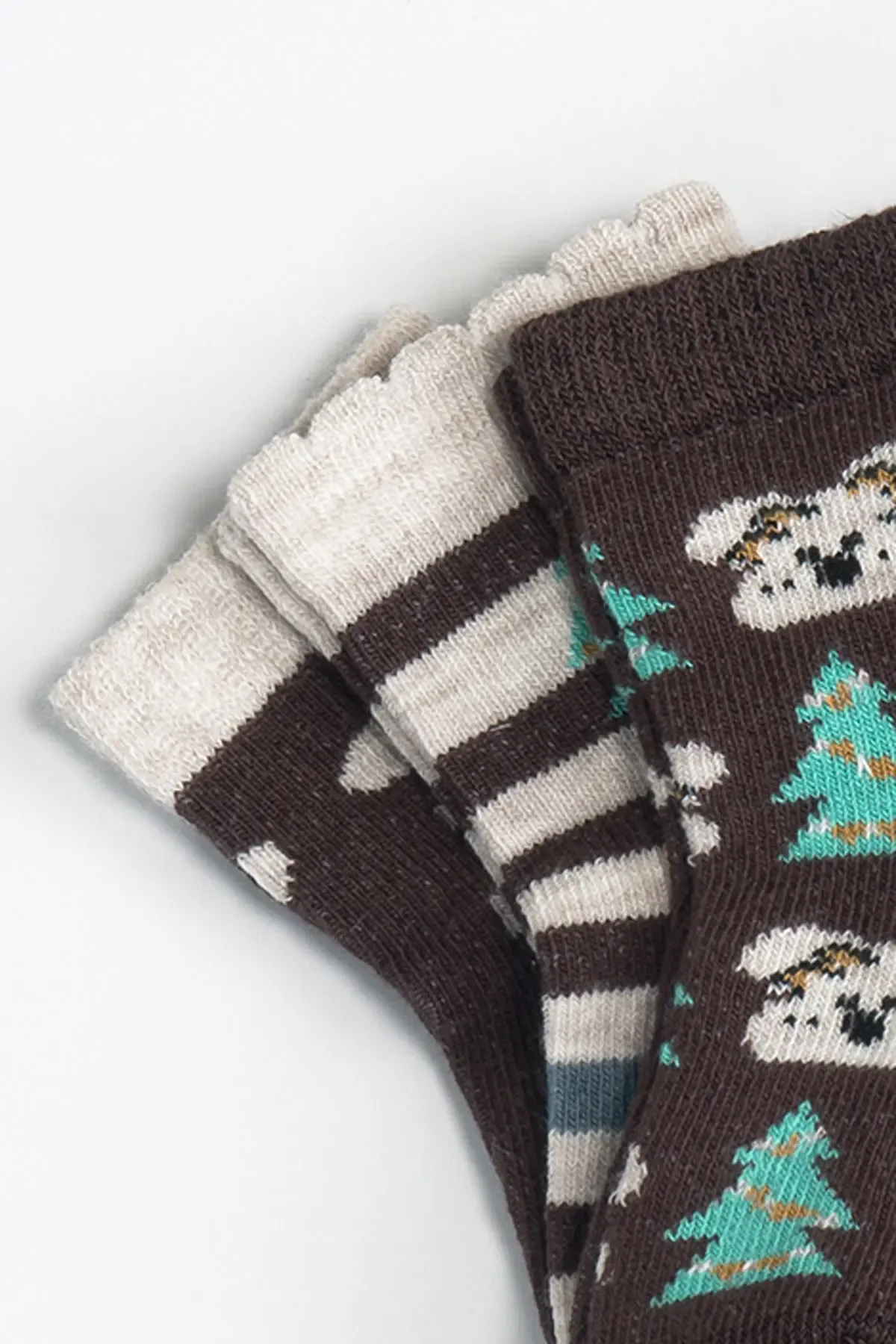 Erkek Bebek Basic Dikişsiz 3  lü Soket Çorap 0 Ay - 36 Ay