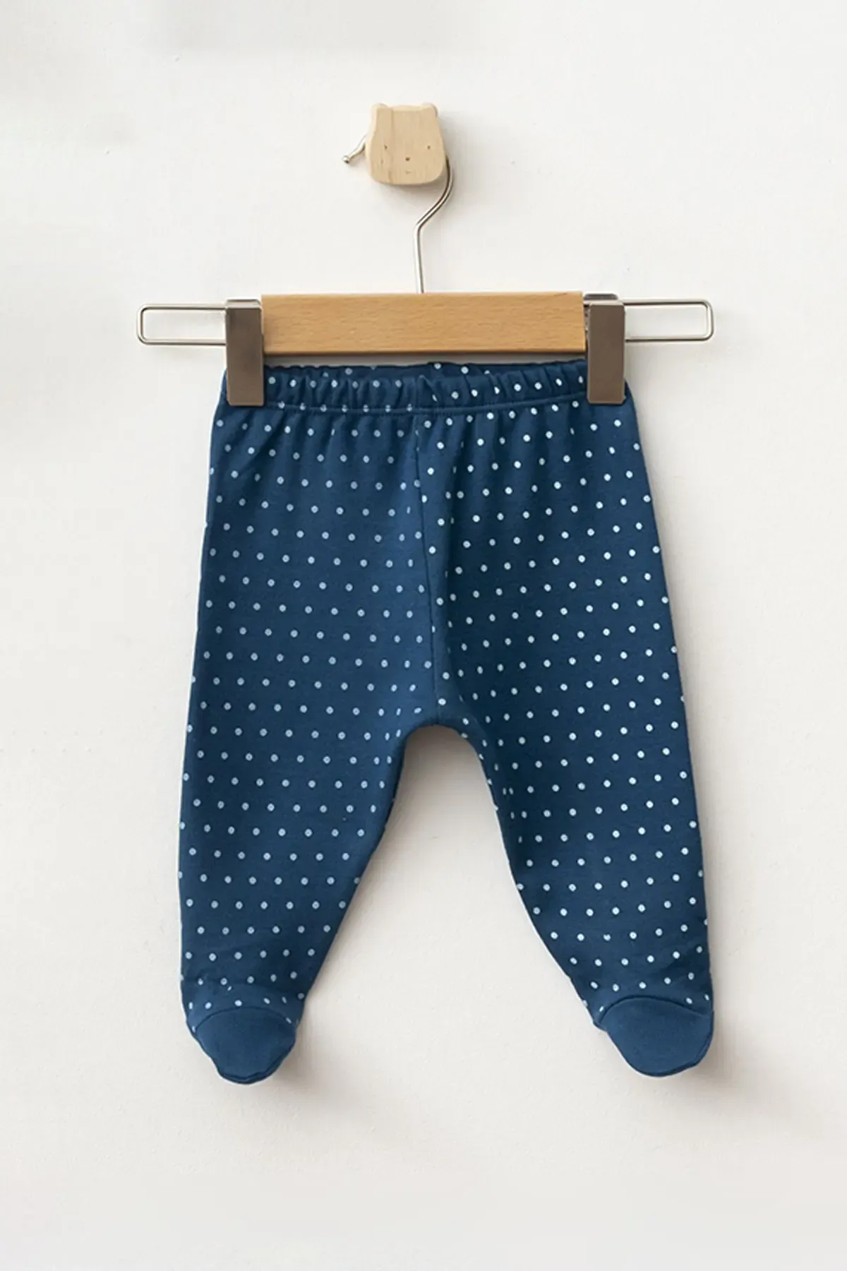 Kız Bebek Animal Desenli Zıbın Pantolon Bere 3 lü Alt Üst Bebek Takımı 0 Ay-6 Ay