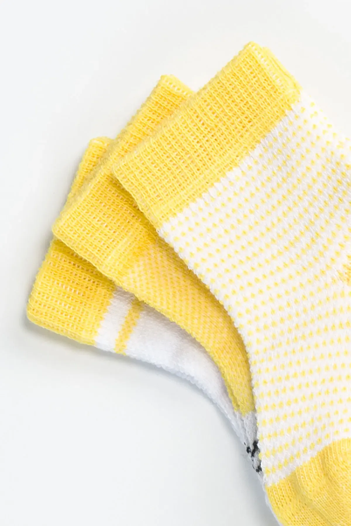 Kız Bebek Basic Dikişsiz 3  lü Soket Çorap 0 Ay - 36 Ay