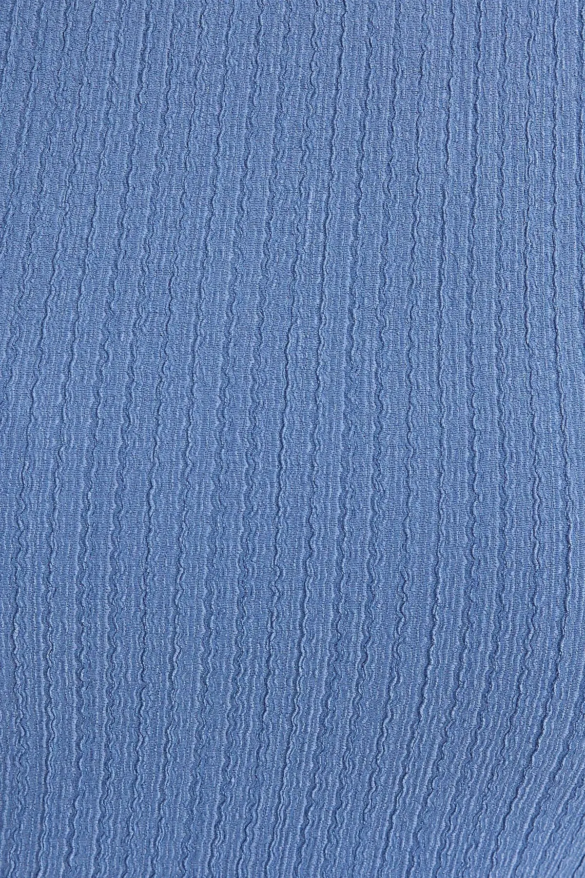 0430 Örme Bluz - İndigo