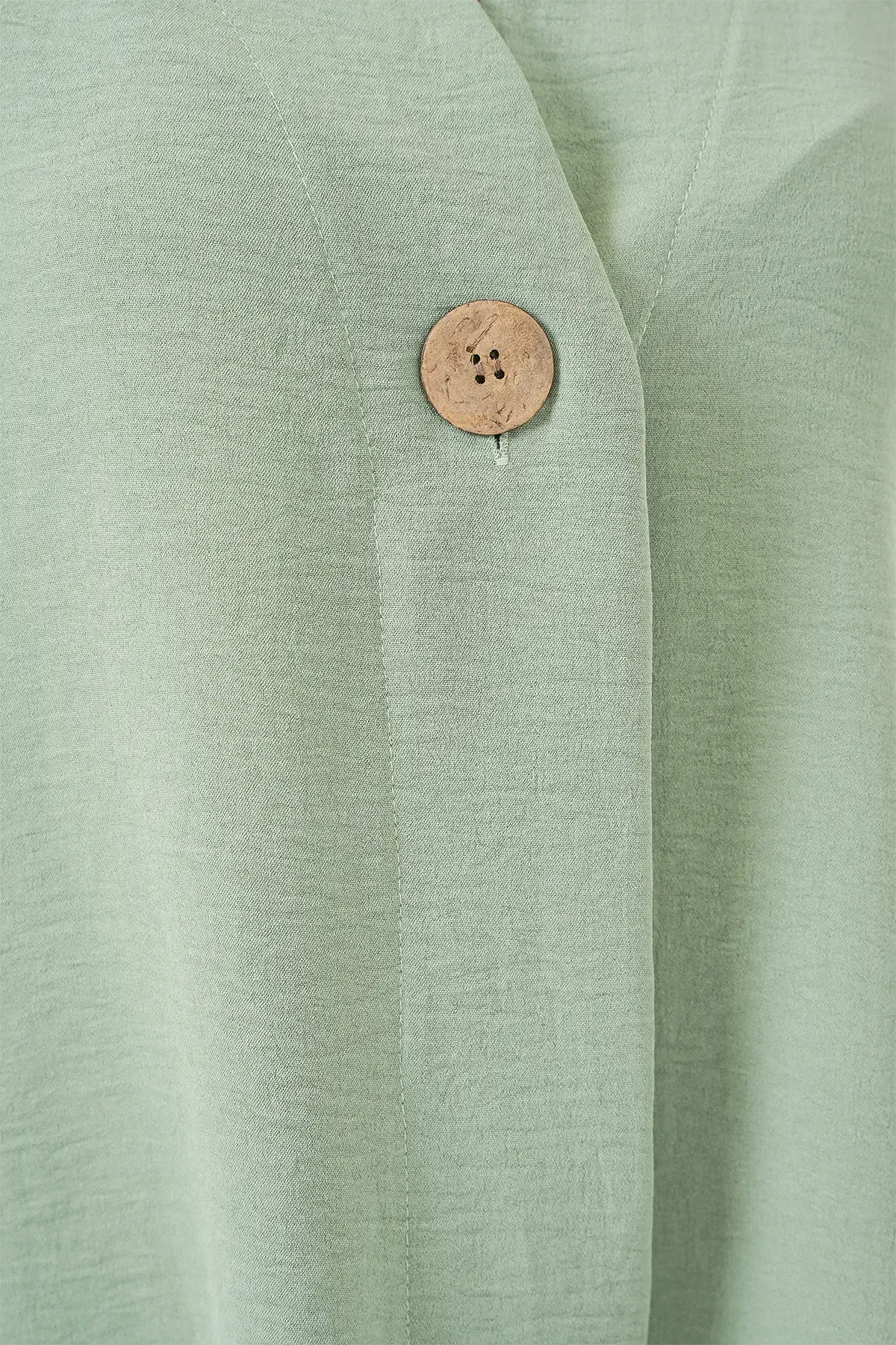 Kadın Kısa Kol Oversize Kimono 5969 - Çağla