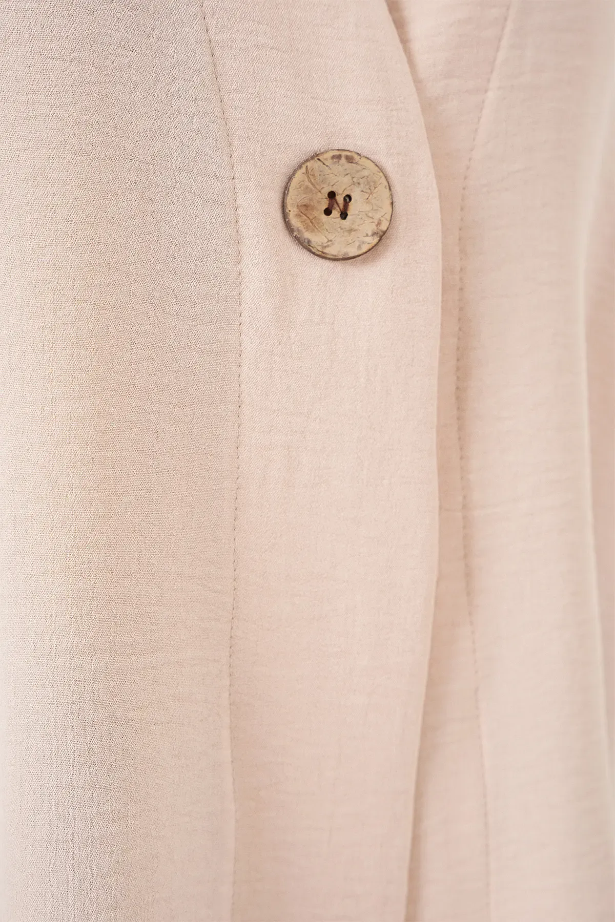 Kadın Kısa Kol Oversize Kimono 5969 - Krem