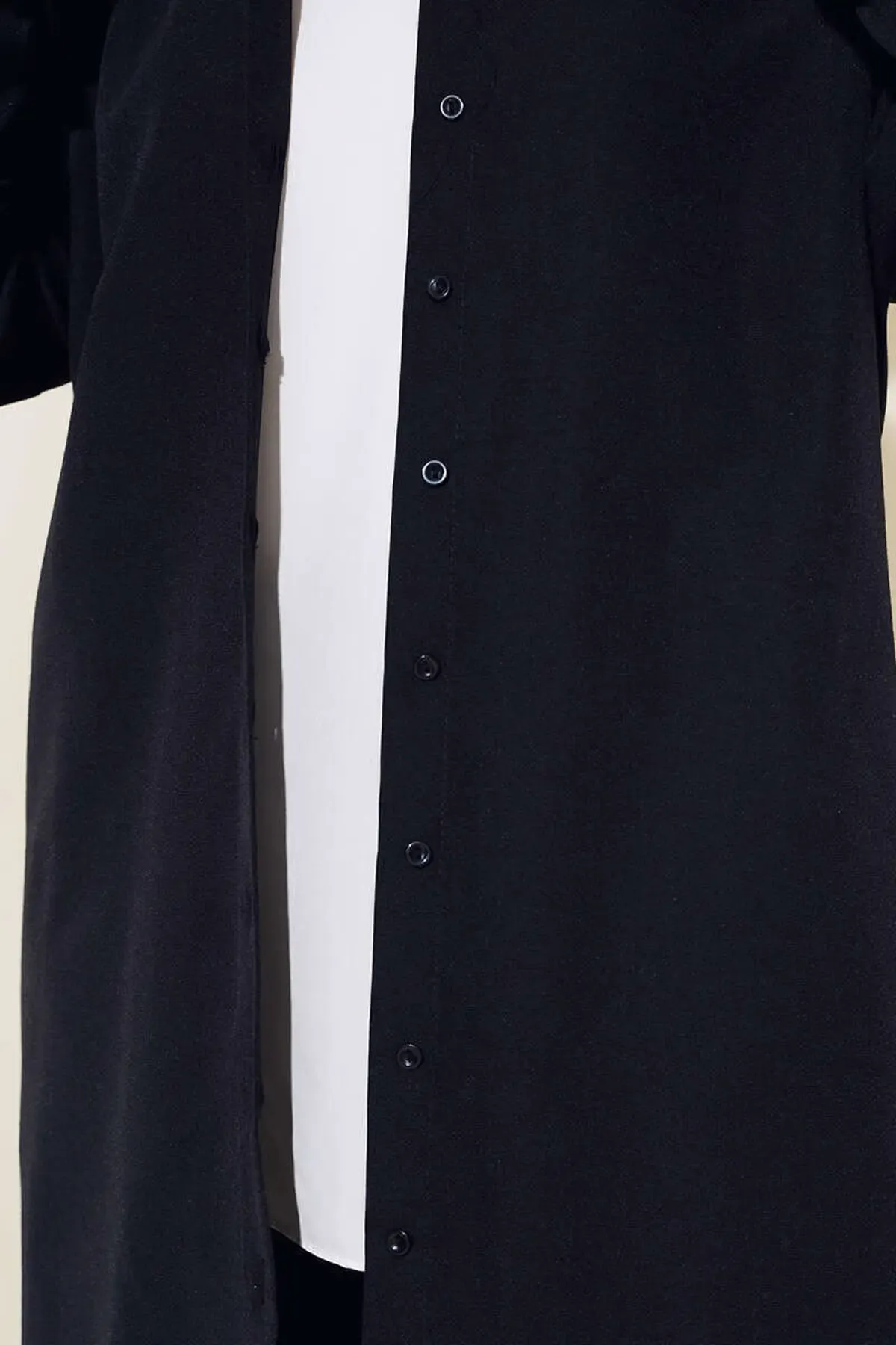 5845 Tesettür Tunik - Siyah