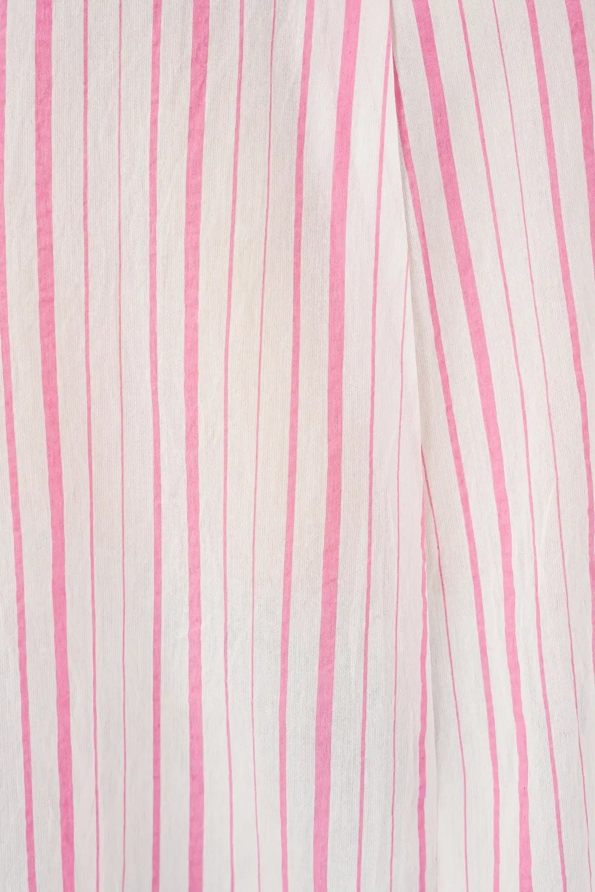 Kadın Çizgili Oversize Bluz 967 - Pudra