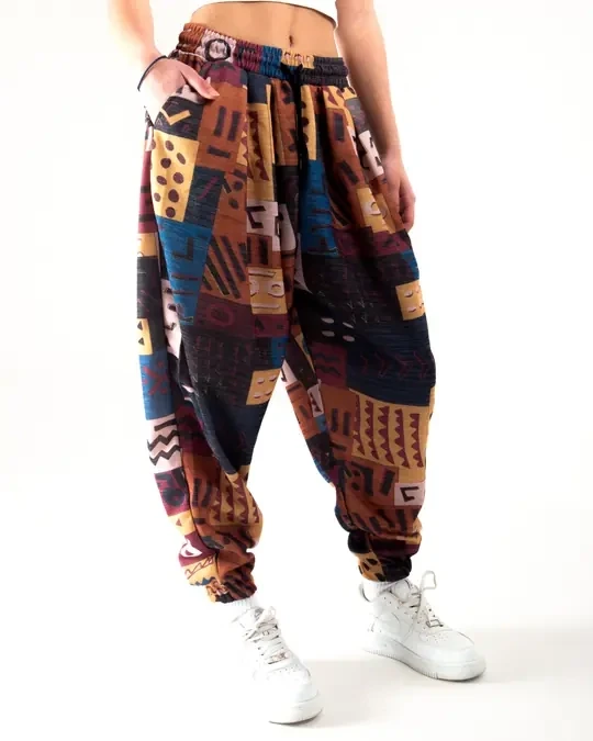 Erkek Antrasit Turuncu Beli ve Paçası Lastikli Bol Kesim Jogger Eşofman Altı HZL24S-MXC8989-151