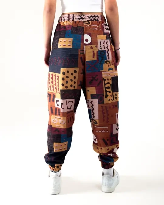 Erkek Antrasit Turuncu Beli ve Paçası Lastikli Bol Kesim Jogger Eşofman Altı HZL24S-MXC8989-151