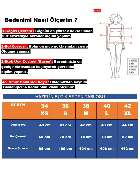 Kadın Bej Çizgili  Beli Lastikli Düğme Detaylı Cepli Şort HZL24S-YY277