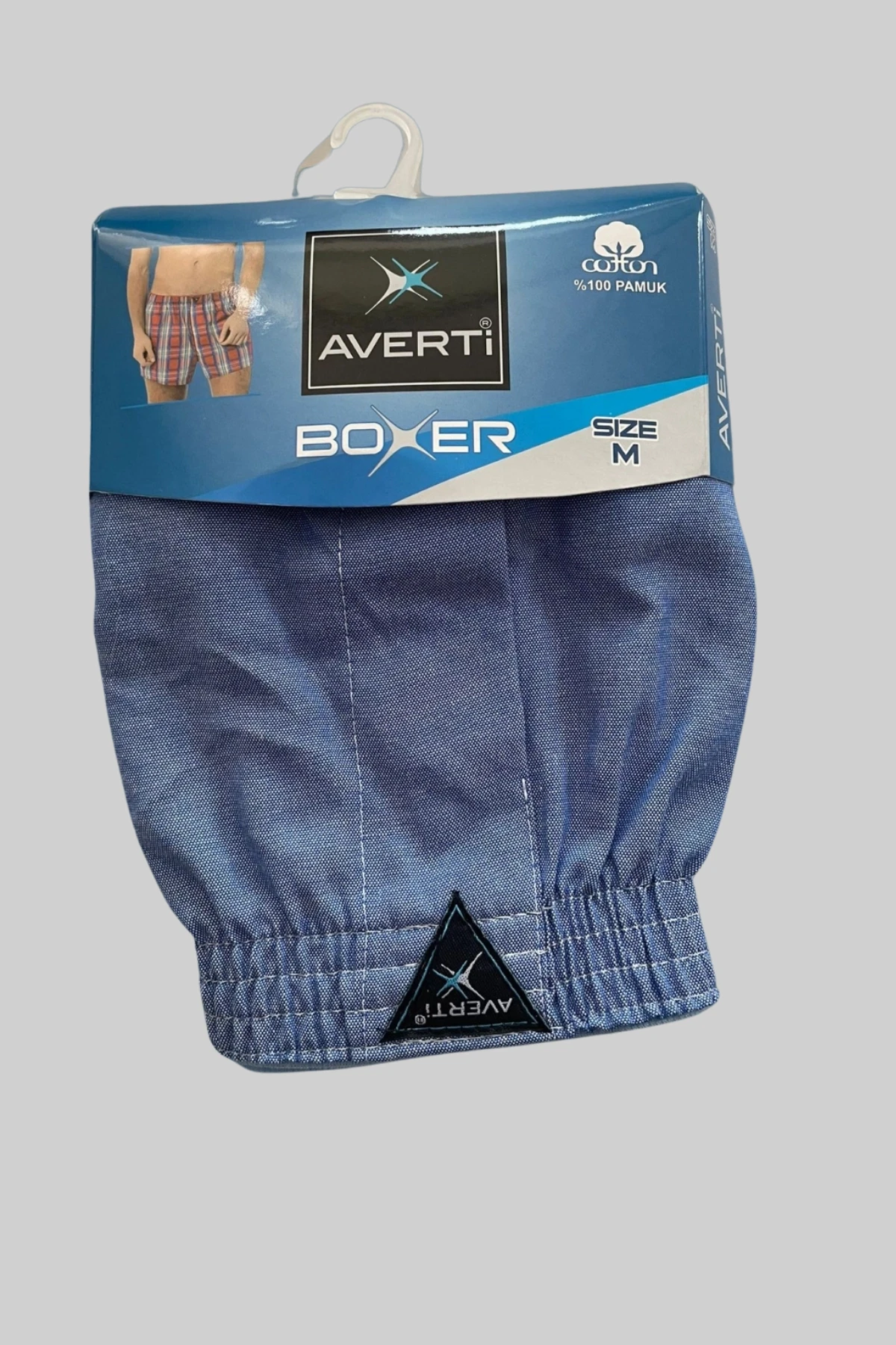 Erkek 6Lı Gömlek Desen %100 Pamuk Poplin Boxer HZL25S-AV01