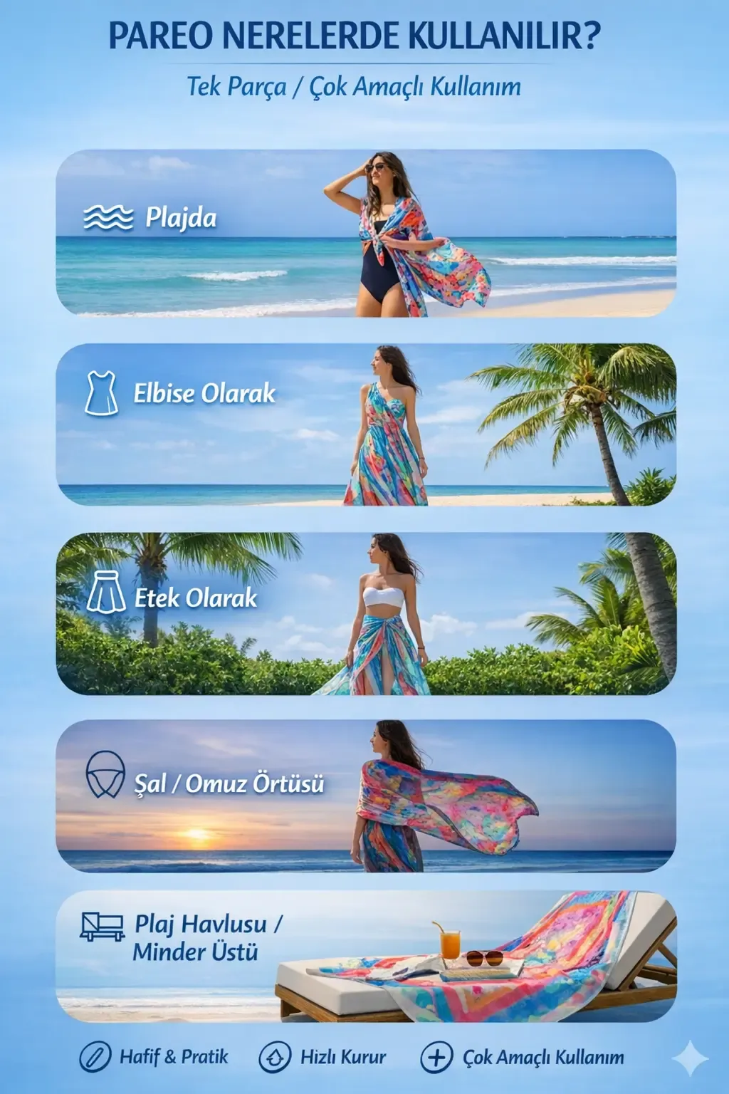 Kadın Sarı İpeksi Dokulu İthal Şifon Pareo HZL26-LC000