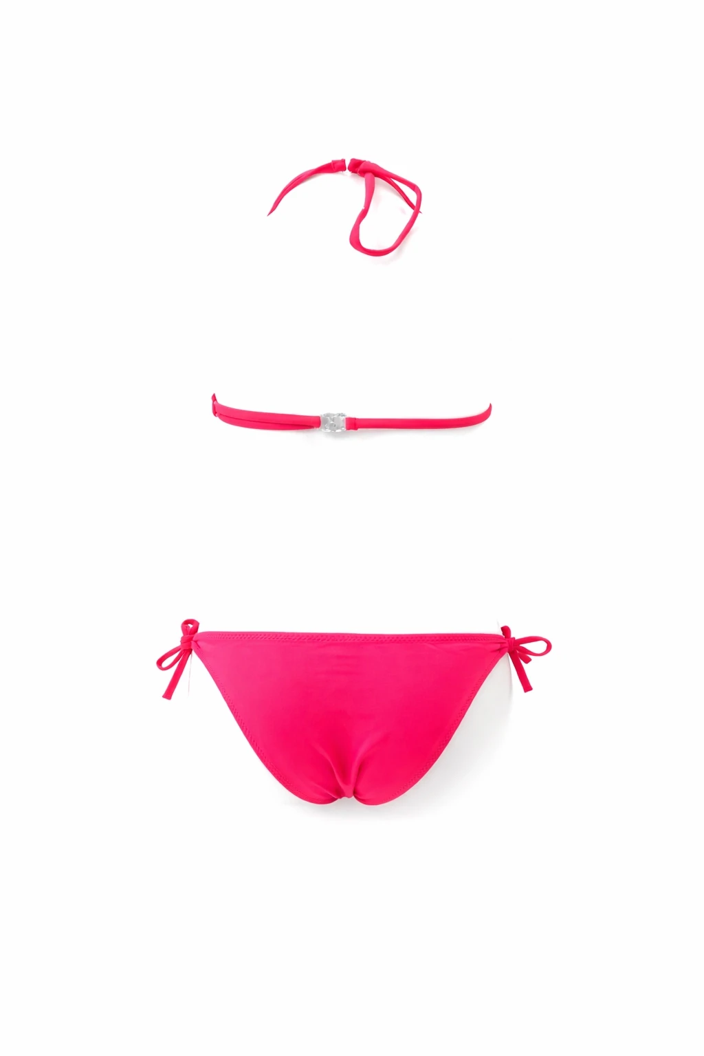 Kız Çocuk Neon Pembe Yeşil Unicorn Temalı Bikini Takım HZL25S-LC19049