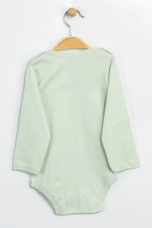 Aziz Bebe Erkek Kız Bebek Çıtçıtlı % 100 Pamuk Body & Zıbın 0 Ay - 12 Ay