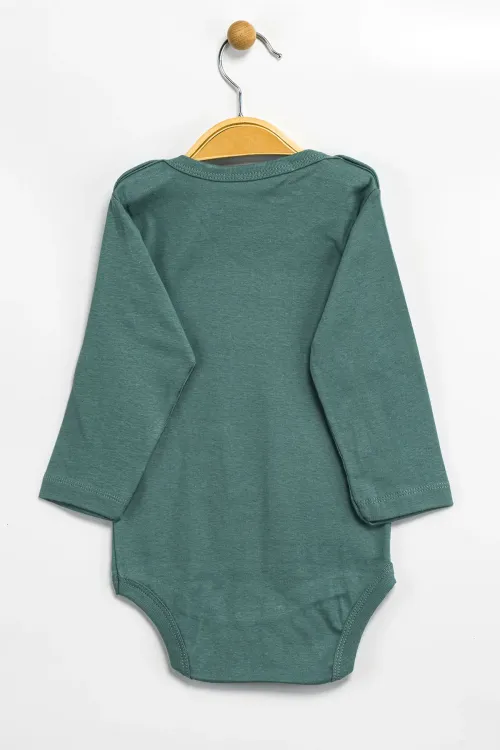 Aziz Bebe Erkek Kız Bebek Çıtçıtlı % 100 Pamuk Body & Zıbın 0 Ay - 12 Ay