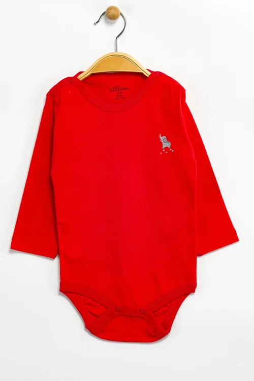 Aziz Bebe Erkek Kız Bebek Çıtçıtlı % 100 Pamuk Body & Zıbın 0 Ay - 12 Ay