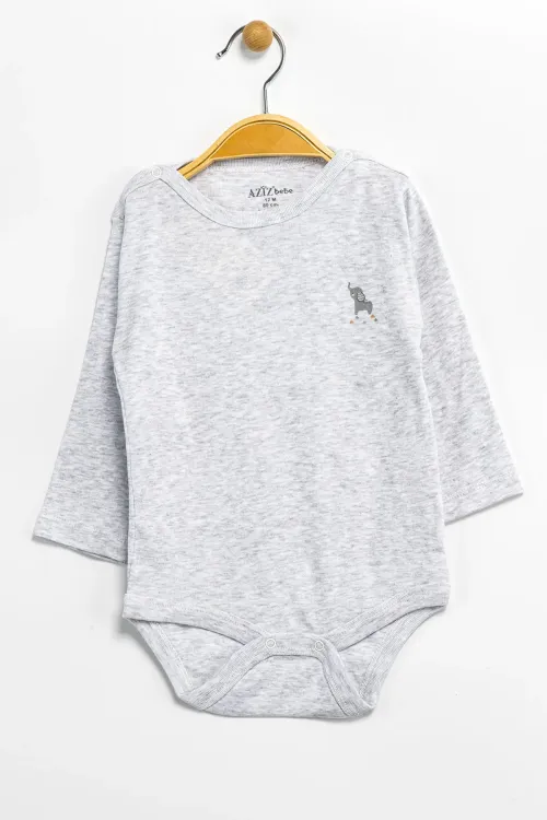 Aziz Bebe Erkek Kız Bebek Çıtçıtlı % 100 Pamuk Body & Zıbın 0 Ay - 12 Ay