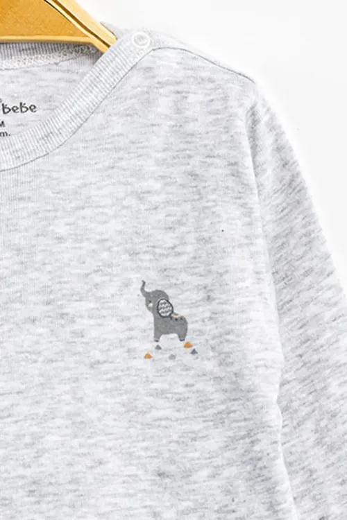 Aziz Bebe Erkek Kız Bebek Çıtçıtlı % 100 Pamuk Body & Zıbın 0 Ay - 12 Ay