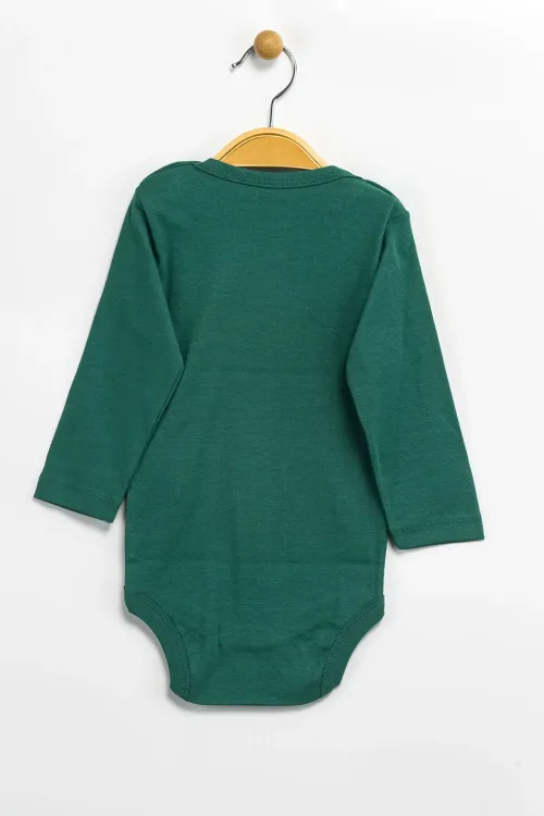 Aziz Bebe Erkek Kız Bebek Çıtçıtlı % 100 Pamuk Body & Zıbın 12 Ay - 36 Ay