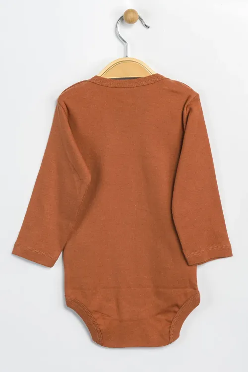 Aziz Bebe Erkek Kız Bebek Çıtçıtlı % 100 Pamuk Body & Zıbın 12 Ay - 36 Ay