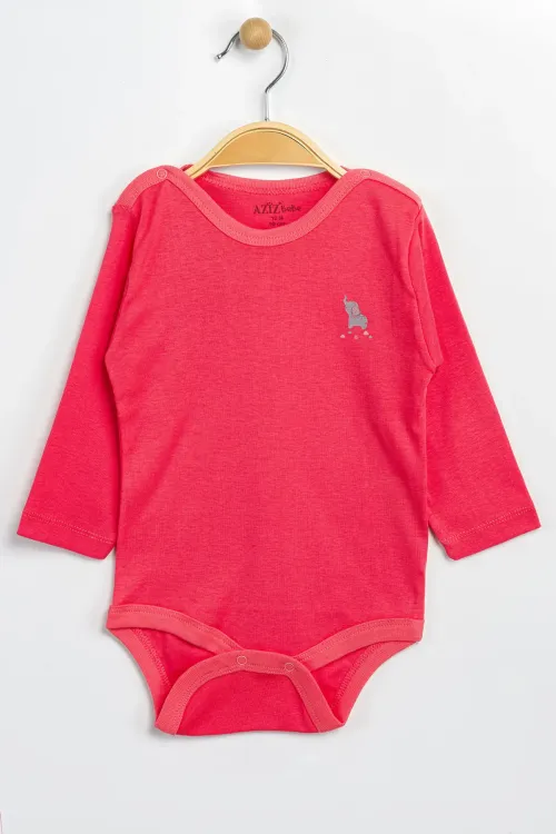 Aziz Bebe Erkek Kız Bebek Çıtçıtlı % 100 Pamuk Body & Zıbın 12 Ay - 36 Ay