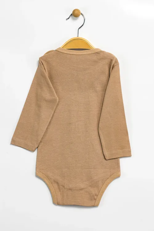 Aziz Bebe Erkek Kız Bebek Çıtçıtlı % 100 Pamuk Body & Zıbın 12 Ay - 36 Ay