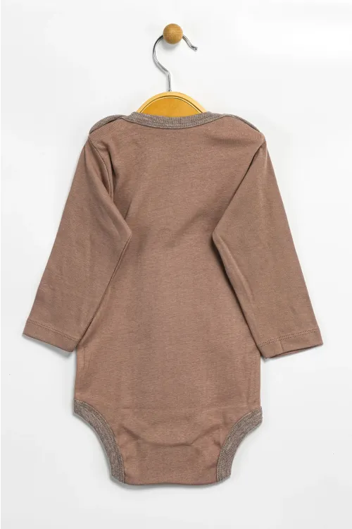 Aziz Bebe Erkek Kız Bebek Çıtçıtlı % 100 Pamuk Body & Zıbın 12 Ay - 36 Ay