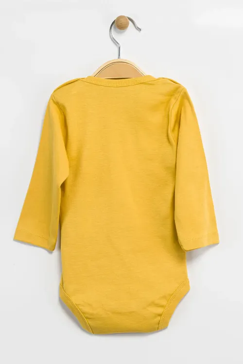 Aziz Bebe Erkek Kız Bebek Çıtçıtlı % 100 Pamuk Body & Zıbın 12 Ay - 36 Ay