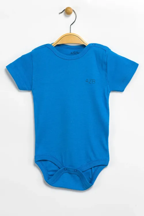 Aziz Bebe Erkek Kız Bebek Çıtçıtlı % 100 Pamuk Body & Zıbın