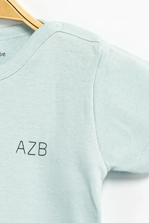 Aziz Bebe Erkek Kız Bebek Çıtçıtlı % 100 Pamuk Body & Zıbın