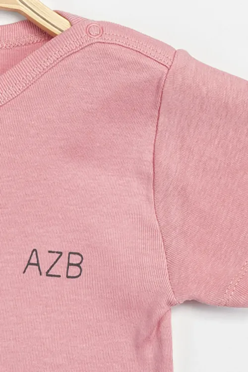 Aziz Bebe Erkek Kız Bebek Çıtçıtlı % 100 Pamuk Body & Zıbın