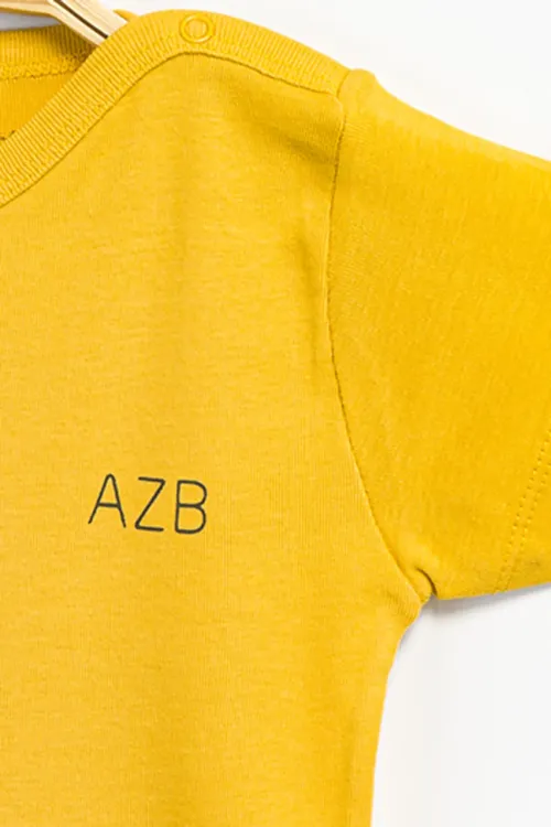 Aziz Bebe Erkek Kız Bebek Çıtçıtlı % 100 Pamuk Body & Zıbın