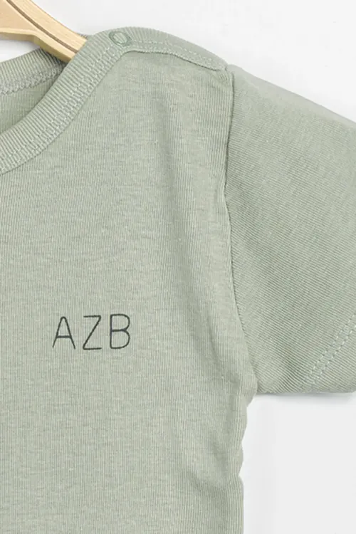 Aziz Bebe Erkek Kız Bebek Çıtçıtlı % 100 Pamuk Body & Zıbın