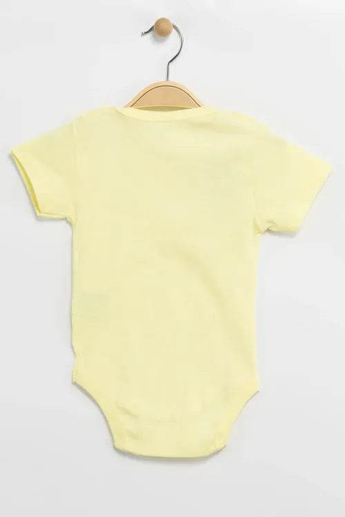 Aziz Bebe Erkek Kız Bebek Çıtçıtlı % 100 Pamuk Body & Zıbın