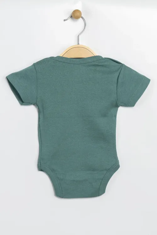 Aziz Bebe Erkek Kız Bebek Çıtçıtlı % 100 Pamuk Body & Zıbın