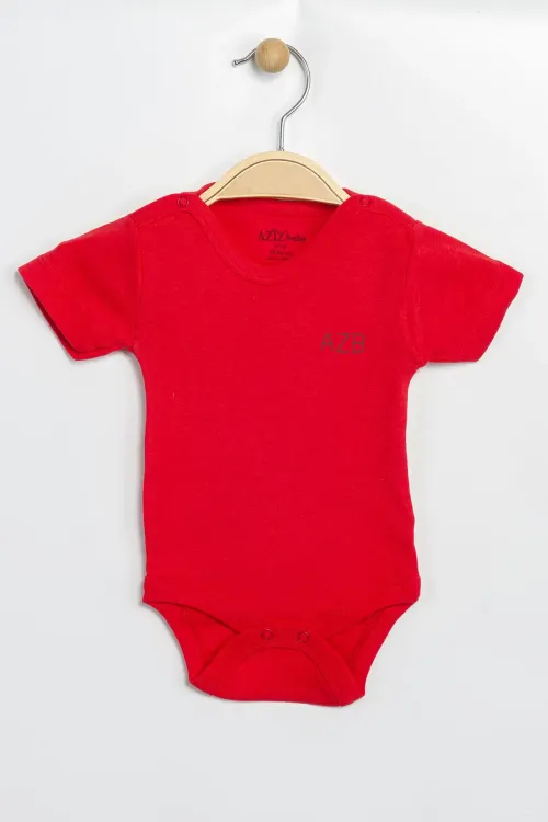 Aziz Bebe Erkek Kız Bebek Çıtçıtlı % 100 Pamuk Body & Zıbın