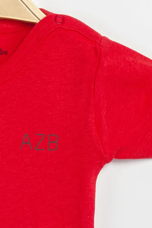 Aziz Bebe Erkek Kız Bebek Çıtçıtlı % 100 Pamuk Body & Zıbın