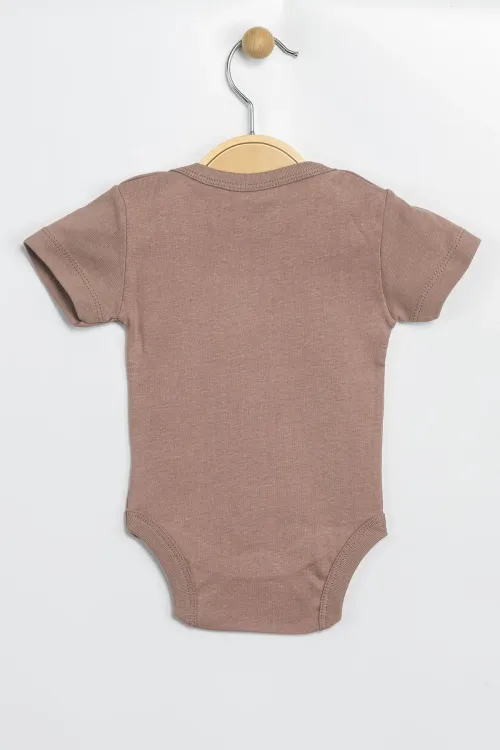 Aziz Bebe Erkek Kız Bebek Çıtçıtlı % 100 Pamuk Body & Zıbın