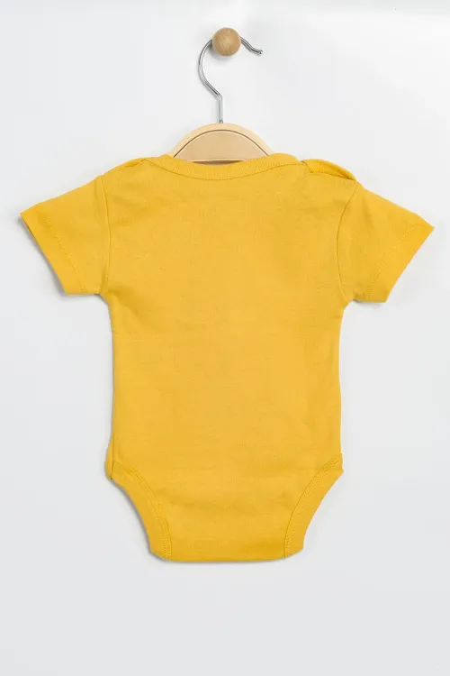 Aziz Bebe Erkek Kız Bebek Çıtçıtlı % 100 Pamuk Body & Zıbın