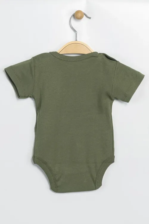 Aziz Bebe Erkek Kız Bebek Çıtçıtlı % 100 Pamuk Body & Zıbın