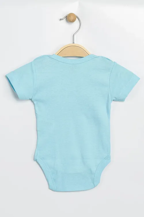 Aziz Bebe Erkek Kız Bebek Çıtçıtlı % 100 Pamuk Body & Zıbın